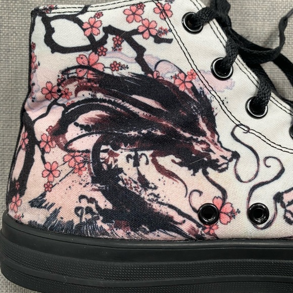 RAAD Shop brand, custom design hightops. Lightly worn, men’s size 11. - Picture 6 of 8